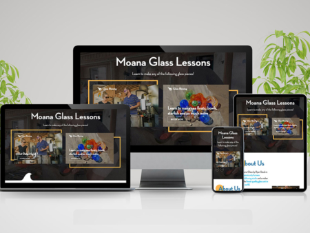 Moana Glass Blowing Website